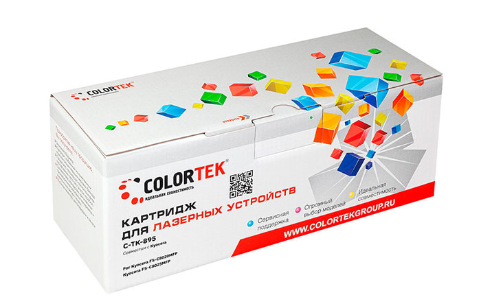 Картридж Colortek  CT-TK895K Bk для Kyocera