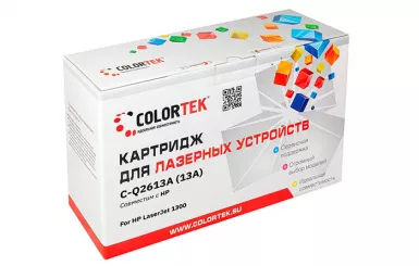 Картридж лазерный Colortek Q2613A для принтеров HP