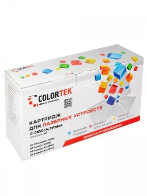 Картридж лазерный Colortek CE505A/CF280A для принтеров HP