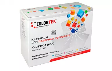 Картридж лазерный Colortek CE390A для принтеров HP