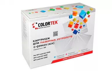Картридж лазерный Colortek Q5942X для принтеров HP