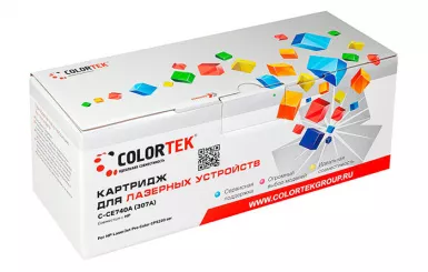 Картридж лазерный Colortek CE740A Black для принтеров HP