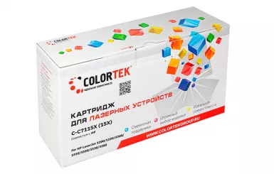 Картридж лазерный Colortek C7115X для принтеров HP и Canon