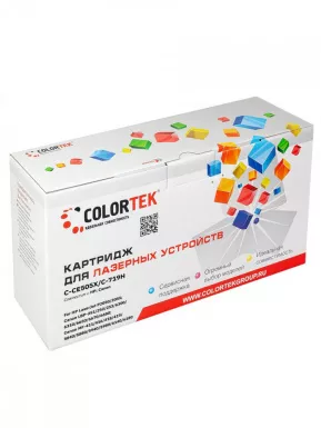 Картридж лазерный Colortek CE505X/719H для принтеров HP; Canon
