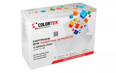 Картридж лазерный Colortek Q5942A для принтеров HP