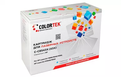 Картридж лазерный Colortek C8543X для принтеров HP и Canon