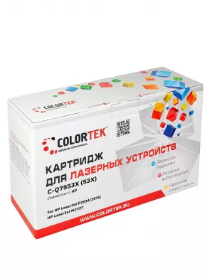 Картридж лазерный Colortek Q7553X для принтеров HP