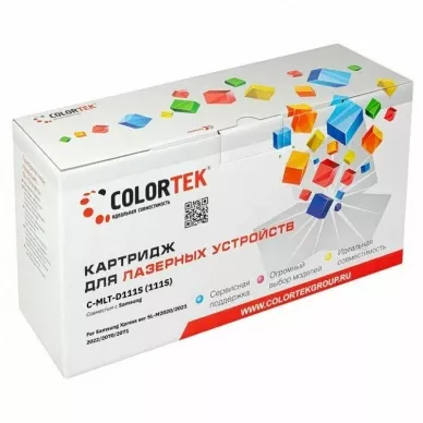 Картридж лазерный Colortek MLT-D111S для принтеров Samsung