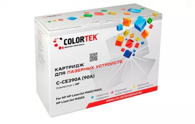 Картридж лазерный Colortek CE390A для принтеров HP