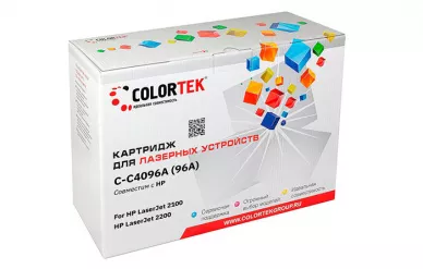 Картридж лазерный Colortek C4096A для принтеров HP и Canon