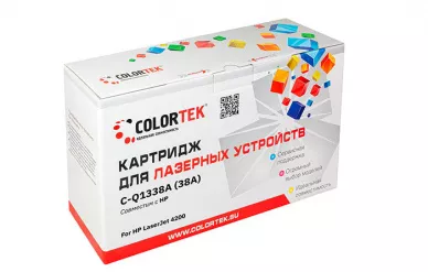 Картридж лазерный Colortek Q1338A для принтеров HP