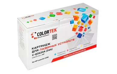 Картридж лазерный Colortek Q2624A для принтеров HP