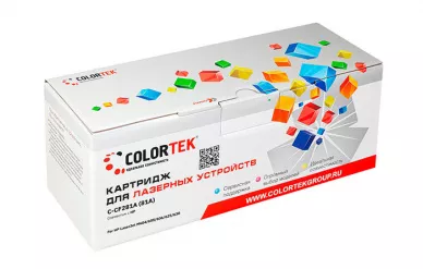 Картридж лазерный Colortek CF281A для принтеров HP