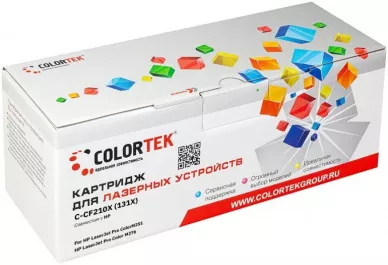 Картридж лазерный Colortek CF210X Bk для принтеров HP
