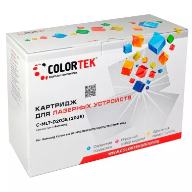 Картридж лазерный Colortek MLT-D203E для принтеров Samsung