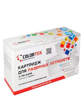 Картридж лазерный Colortek TK-1170 для принтеров Kyocera