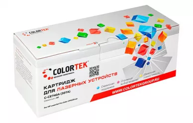 Картридж лазерный Colortek CE740A Black для принтеров HP