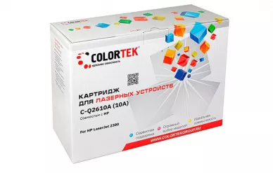 Картридж лазерный Colortek Q2610A для принтеров HP