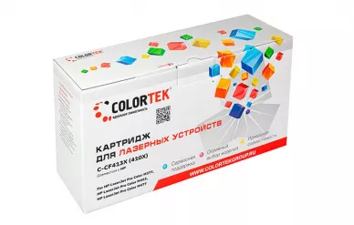 Картридж лазерный Colortek CF413X magenta для принтеров HP