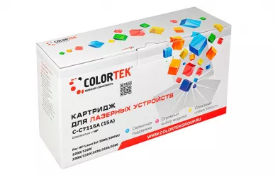 Картридж лазерный Colortek C7115A для принтеров HP