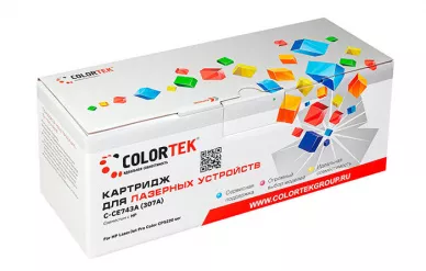 Картридж лазерный Colortek CE743A Magenta для принтеров HP