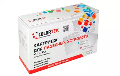 Картридж лазерный Colortek TK-715 для принтеров Kyocera