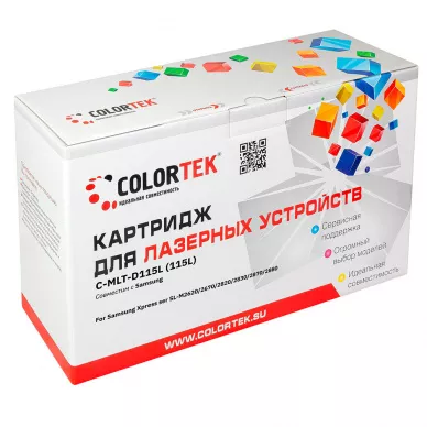 Картридж лазерный Colortek MLT-D115L  для принтеров Samsung