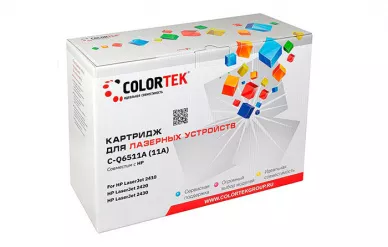 Картридж лазерный Colortek Q6511A для принтеров HP