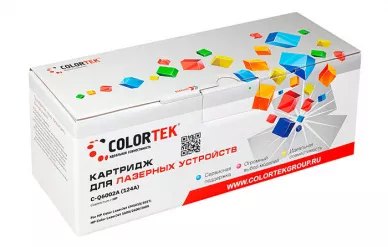 Картридж лазерный Colortek Q6002A yellow для принтеров HP