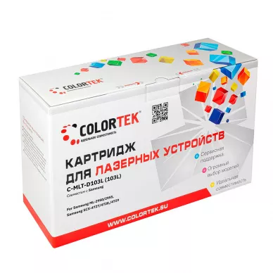 Картридж лазерный Colortek MLT-D103L для принтеров Samsung